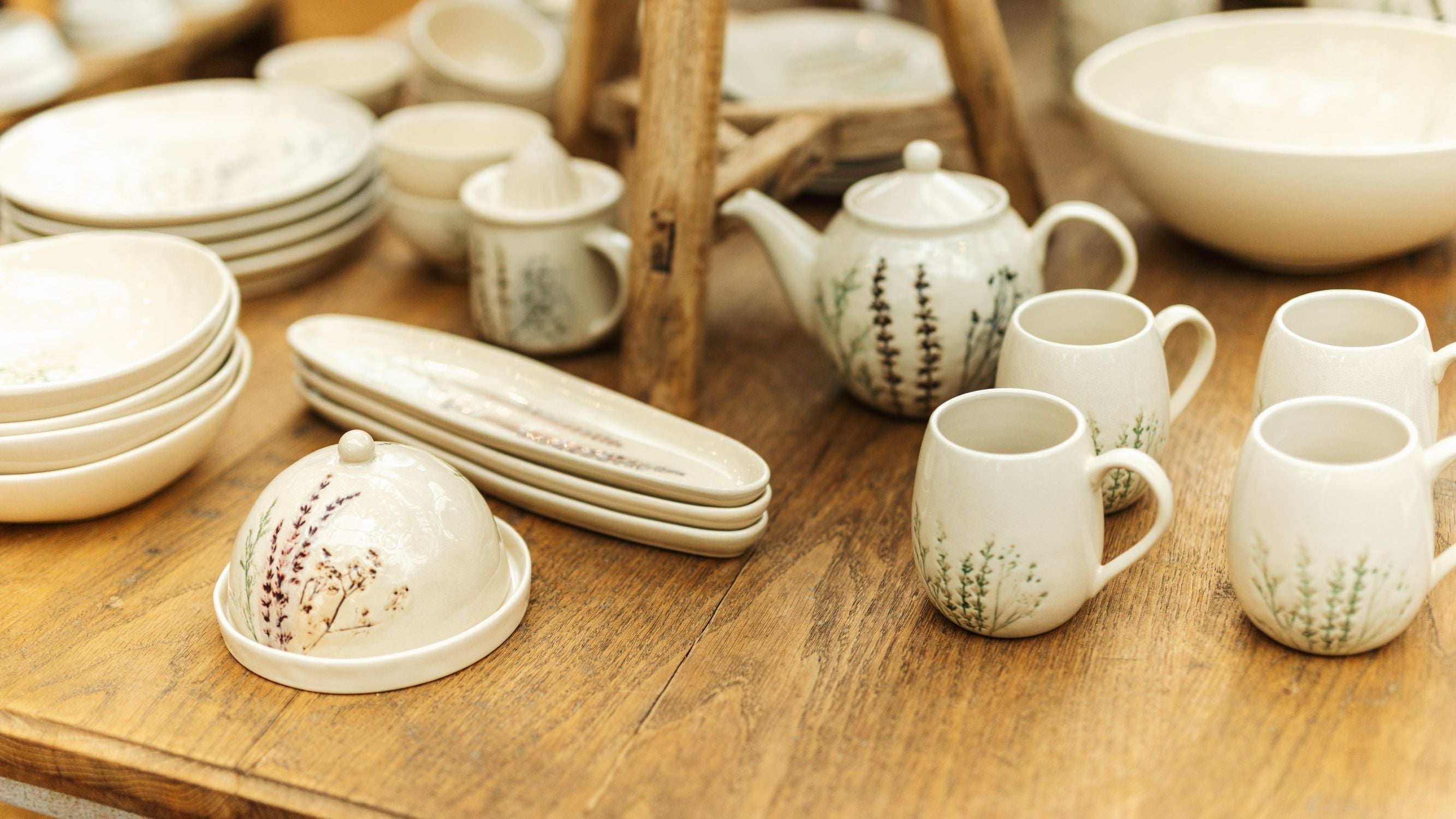 Pressed Flower Tableware