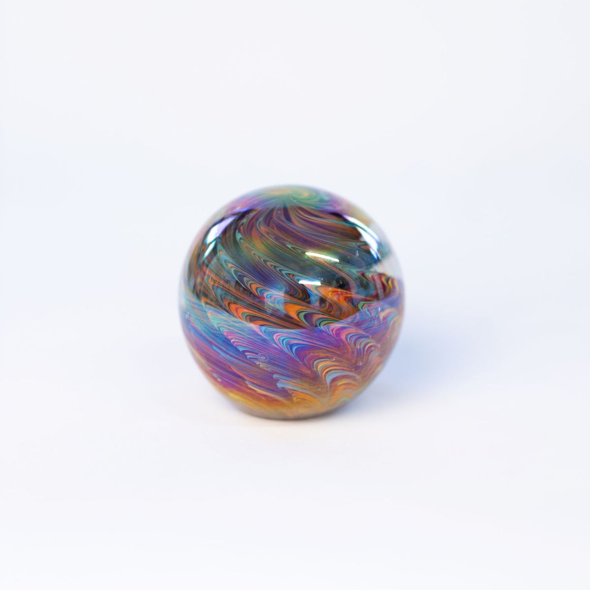 Glass Paperweight Ball Twist – Petersham Nurseries